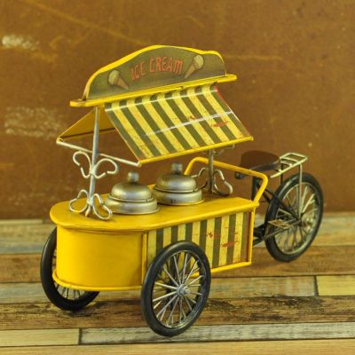 Vintage iron art fast food car store money car home birthday gift set bar cafe decorative arts and crafts.