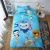 All cotton cartoon three-piece set bedding children's pure cotton dormitory students three-piece bed sheet quilt cover.