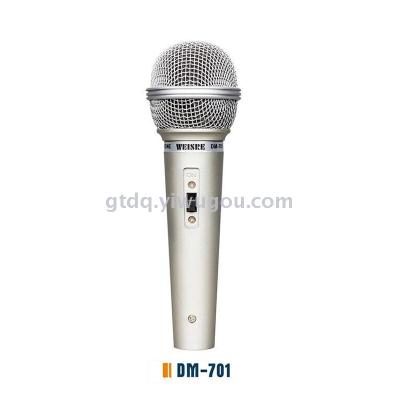 Manufacturer direct-selling dm-701 wired microphone professional export microphone moving coil.