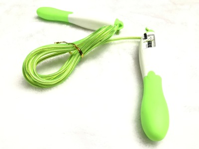 Manufacturers direct sales of new color counting jump rope plastic handle wire rope children students fitness 