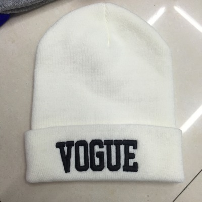 Men 's knitted cap, NY, VOGUE diamond logo yiwu foreign trade hat wholesale gift gift.