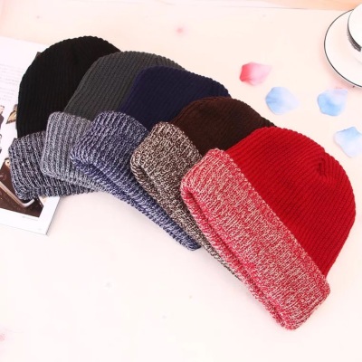 Men 's hat winter knitted export to European and American yiwu factory direct sales.