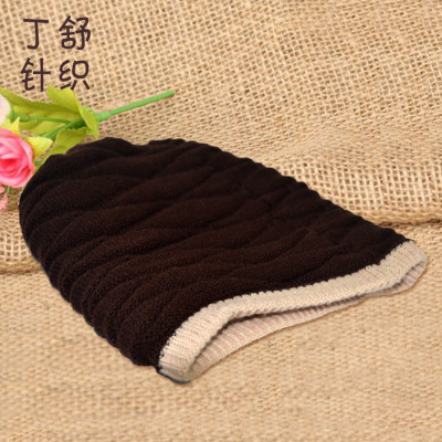 Manufacturer direct selling double layer male hat fashion hat, double layer, monochrome hat can be customized for processing.