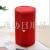 Special Creative Flannel Three-Layer round Portable and Versatile Small Cylinder Jewelry Box 95G