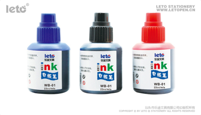 Letu stationery - whiteboard ink fountain solution.