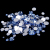 Light sapphire  Non Hotfix Crystal Rhinestones SS3-SS34 