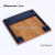 [Constant-3028B] bamboo board wooden miniature fine electronic scale electronic scale.