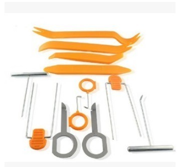 Thickened Car Audio Tools 12-Piece Set Acoustics Dismounting Tool Soundproof Modification Door