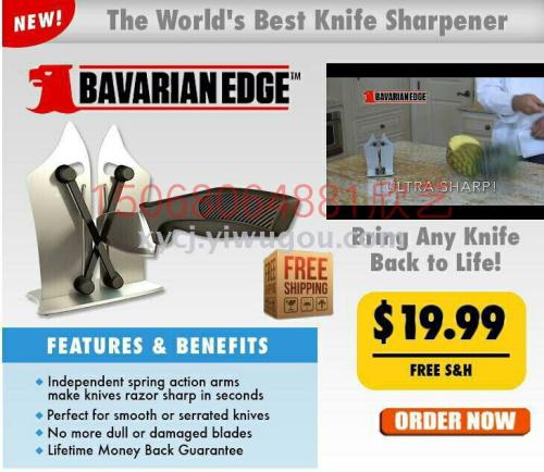 TV New Bavarian Edge Knife Sharpener Home Sharpening Stone New Sharpener