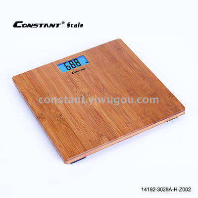 [Constant-3028B] bamboo board wooden miniature fine electronic scale electronic scale.