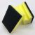 FR308-12P Black I-Shaped Scouring Sponge, Sand Scouring Pad Cleaning Sponge Block