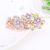 Rose Gold 6cm Diamond Plus Fresh Flowers Spring Clip