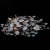 Smoked topaz Hotfix Crystal Rhinestones ss6-ss30 And Mixed Glue Backing Iron On Glass Stones Applique  DIY Decoration