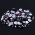 Amethyst Hotfix Crystal Rhinestones ss6-ss30 And Mixed Glue Backing Iron On Glass Stones Applique  DIY Decoration