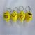 Small gifts new flash smiley face key ring light activities to give manufacturers direct sales.