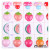 Fruit acrylic boutique patch school bag stationery decorative cartoon patch popular cartoon decorative accessories