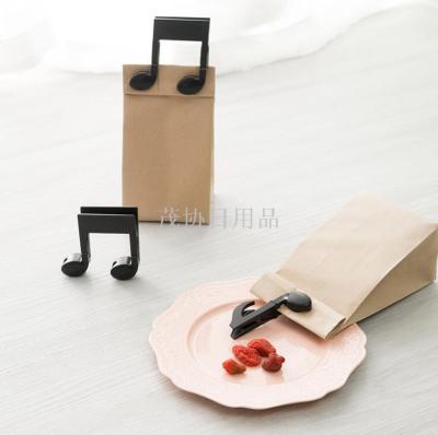 Musical Note Shape Little Clip Multifunctional Clothes Clip Windproof Clip Food Sealing Clamp Folder 57G