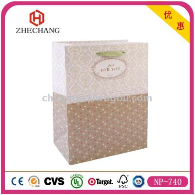 新款157g copper version paper bag - gift bag and flowers series 6.