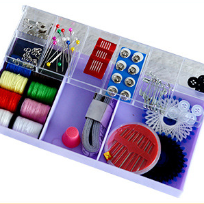 New PP material 91PC sewing box home daily necessities warm sewing box.