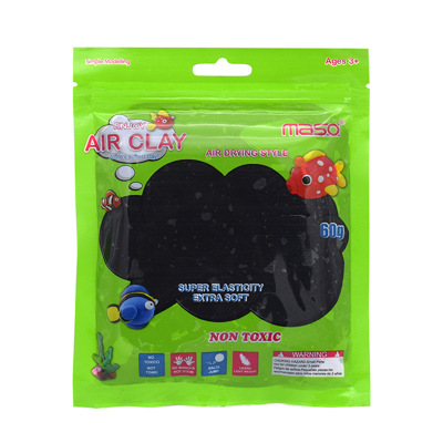 Bagged non-toxic super light clay environmental clay children's toy space clay plasticine OEM.