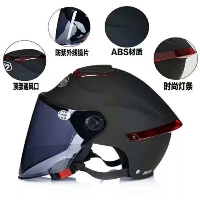 The Summer helmet is convenient for circulation and cooling
