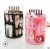 360 degree revolving cosmetic shelf plastic cosmetic box cosmetics storage box skin care storage rack.