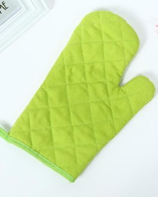 Baking Gloves Kitchen High-Temperature Resistant Gloves Thickened Heat Insulation Oven Microwave Oven Anti-Hot Gloves