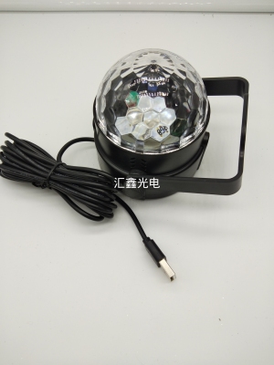 Car Crystal Magic Ball Usb Interface, Colorful Magic Ball