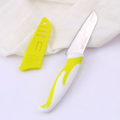 Kitchen gadgets portable color plastic handle peeler stainless steel fruit peeler set wholesale