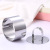 DIY stainless steel cake mold heart round star mousse ring baking tool baking set manufacturer wholesale