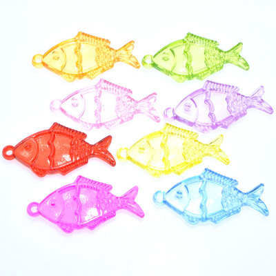The Children transparent acrylic beads animal imitation crystal fish pendant boys and girls DIY beads for every family to toys