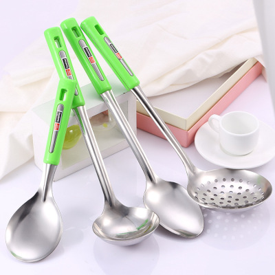 Daily necessities creative stainless steel spatula soup spoon, slotted spoon, cooking utensils set of four manufacturers direct