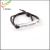 Leather cord English alphabet inspirational alloy bracelet.