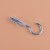 236pc white trackless hook nylon expansion tube self - plated blue - zinc lamp hook.