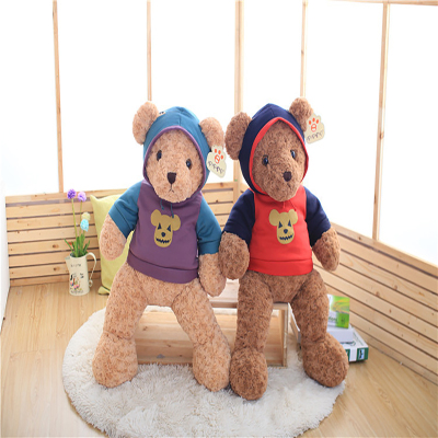 Promotional Gift Classic Large Bear Plush Toy For Girlfriend  In Stock