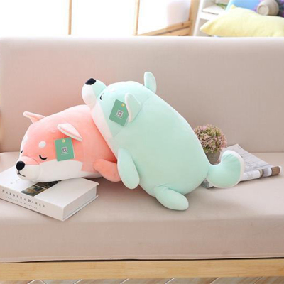 Latest hot sale fashionable super soft and comfortable popular stuffed plush pillow Akita Dog 
