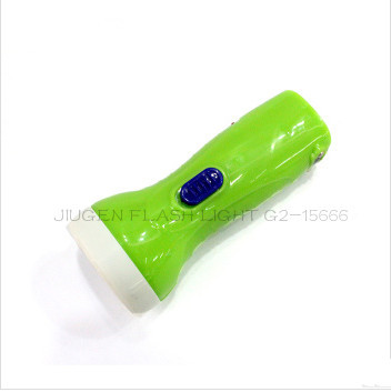 Long root flashlight 801 1LED rechargeable flashlight.