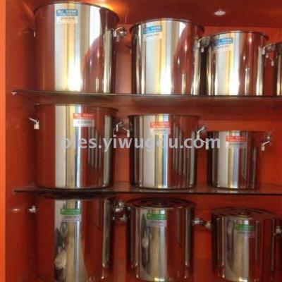 Stainless steel soup ladle, stainless steel soup pot, stainless steel soup bucket.
