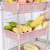 Plastic Vine, multi-layer, wheel rack, kitchen vegetable rack.