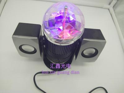 New Double Speaker 3d Audio Colorful Crystal Magic Ball