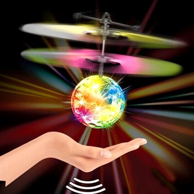 New Peculiar Crystal Ball Suspension Intelligent Flying Ball Induction Vehicle Toy Stall Cross-Border Hot Sale Wholesale