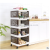 Multi-layer storage shelf kitchen vegetable and fruit storage shelf