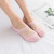spring and summer all-cotton socks lace invisible socks with pure color,thin slip, shallow-proof shallow-proof socks.