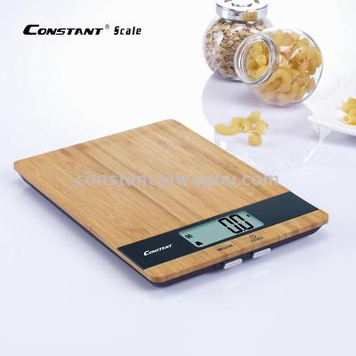 [Constant-2024B] environmental custom-made bamboo panel electronic kitchen scale, cooking scale, baking scale.