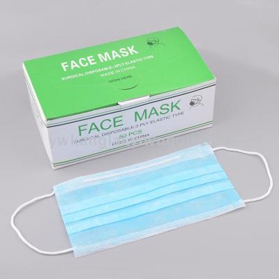 Mask Face Mask with Elastic 3-Ply