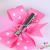 Bowknot hair clip lady princess cloth art fish mouth clip with pure color edge clip hair accessories.