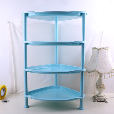 Multi-function multi-layer bathroom with plastic shelving rack and rack for shelf space rack