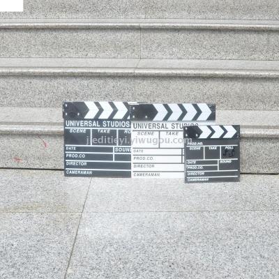 Handmade wooden movie clapboard Director boards