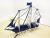 Smooth sailing 3D card big sailing boat blessing holiday business commemorative gift card paper cutting craft factory.