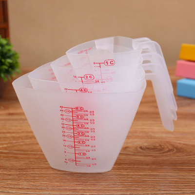 Manufacturer's direct supply of plastic measuring cup with a clear measuring cup and high transparent measuring cup.